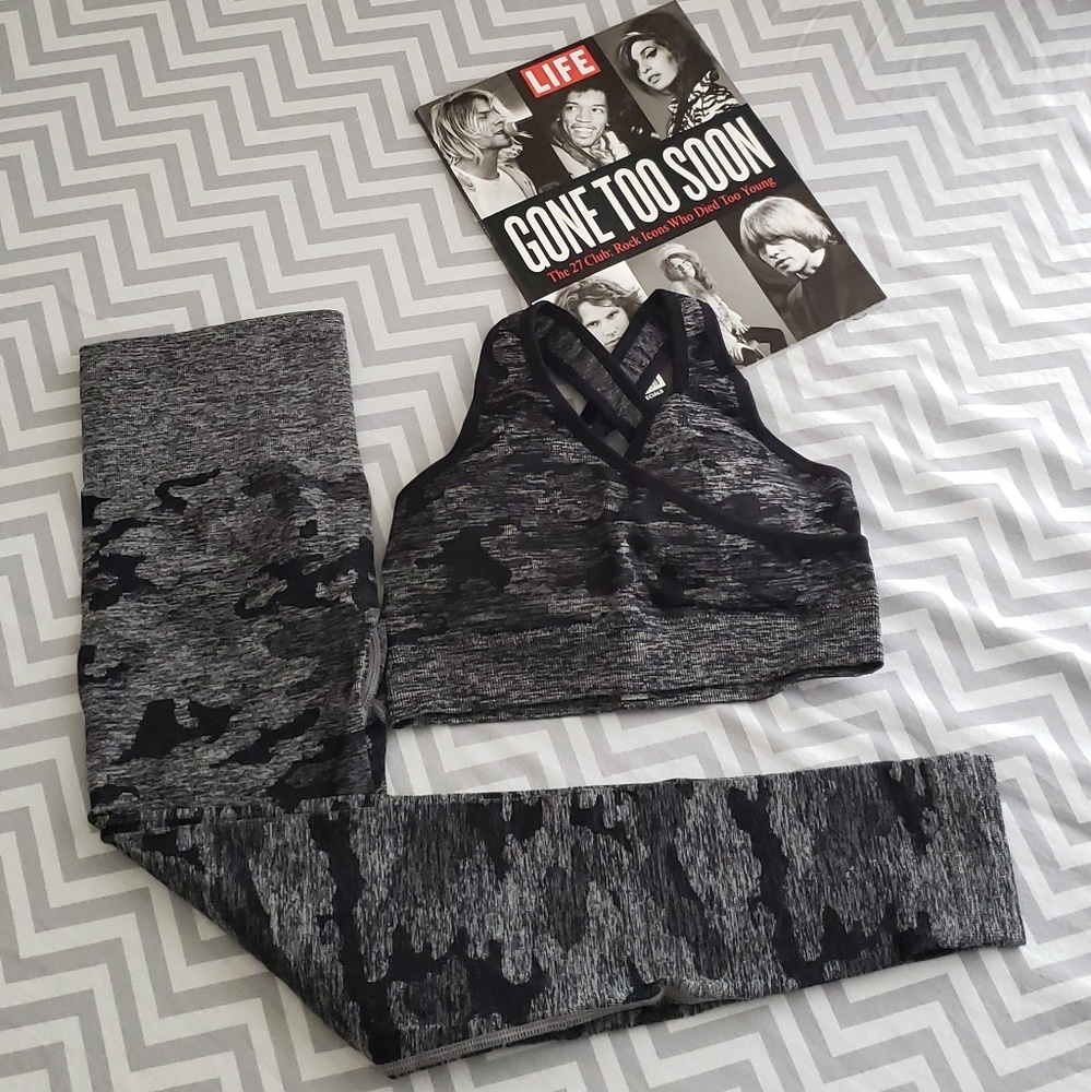 2pcs seamless yoga/workout set.